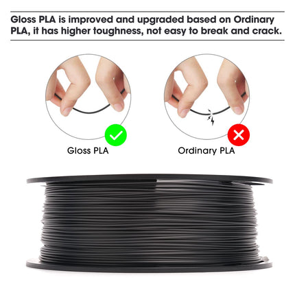 Silver Gloss Silk PLA eSun filament