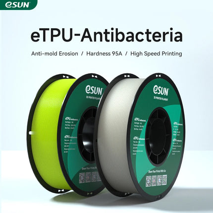 Fluorescent Yellow TPU 95A Antibacterial eSun Filament 