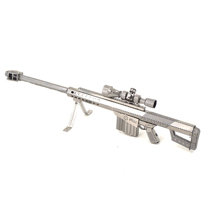 Barrett Sniper Rifle 3D Metal Model Kit - Barrett Sniper Rifle Metal Model Kit