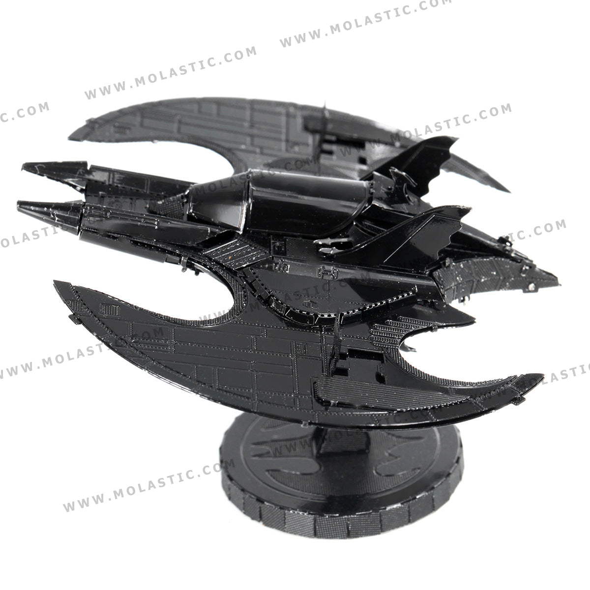 Batwing Black 3D Metal Model Kit - โมเดลโลหะ 3 มิติสีดำ Batwing – Molastic