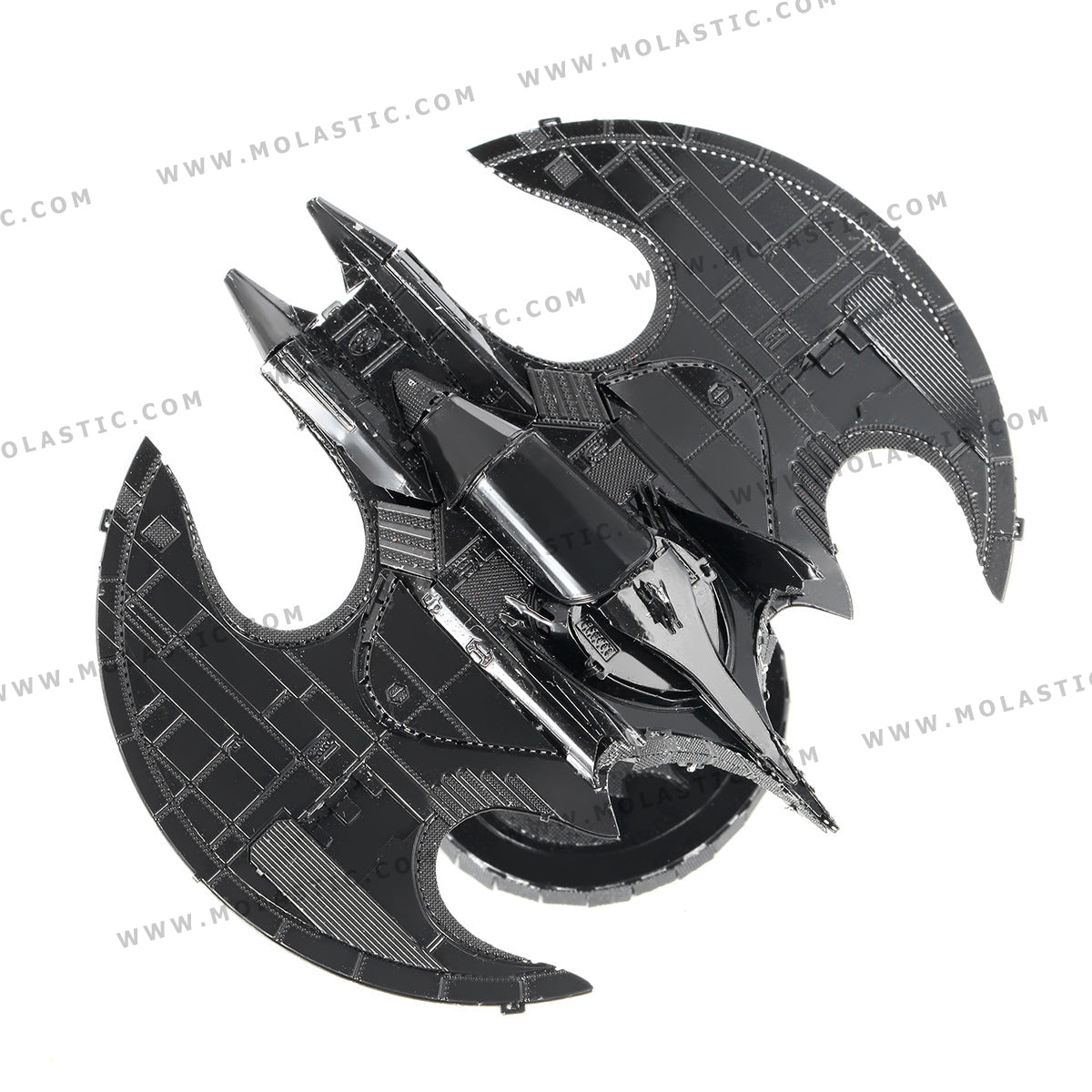 Batwing Black 3D Metal Model Kit - โมเดลโลหะ 3 มิติสีดำ Batwing – Molastic