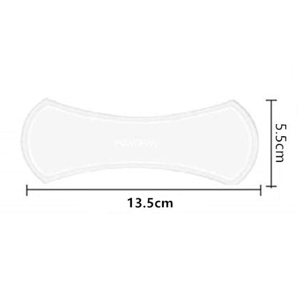 Fixate Gel Pad, dumbbell shape, clear color