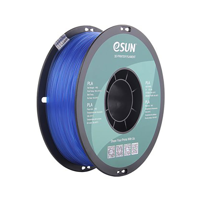 Translucent Light Blue PLA eSun Filament