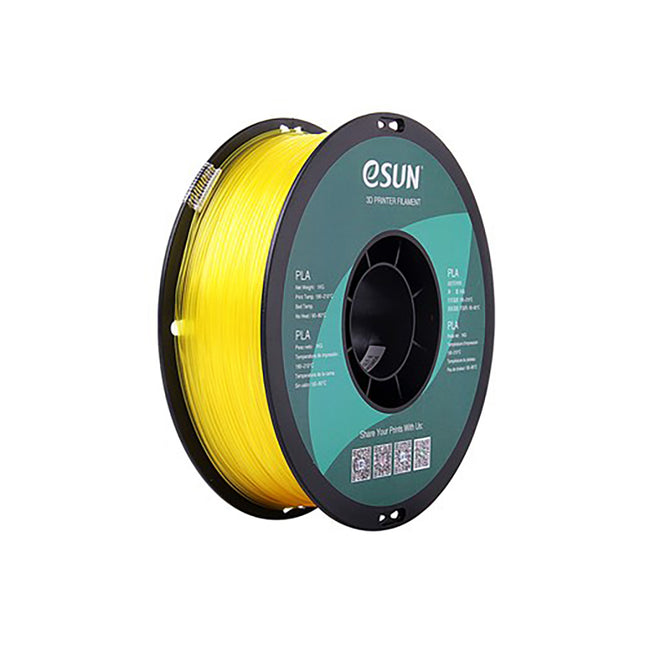 Translucent Lemon Yellow PLA eSun Filament