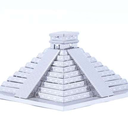 Maya Pyramid 3D Metal Model Kit - โมเดลโลหะพีระมิดเอลกัสตีโยแห่งชีเชนอิตซา