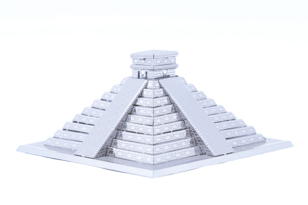 Maya Pyramids Modal Maya Pyramid 3D Metal Model Kit - โมเดลโลหะพีระมิดเอลกัสตีโยแห่งชีเชนอ ...