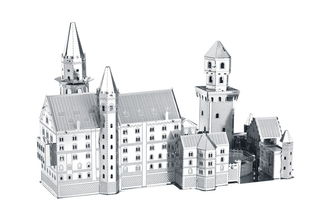 New Swan Stone Castle 3D Metal Model Kit - Neuschwanstein Castle Metal Model 