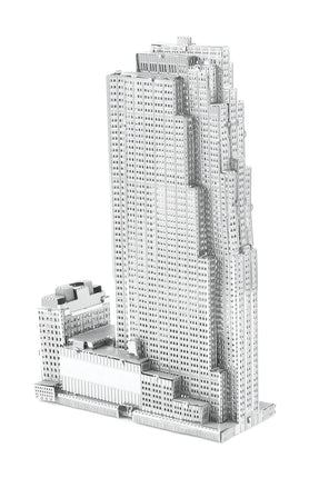 Rockefeller Plaza 3D Metal Model Kit - Rockefeller Plaza Building Metal Model 