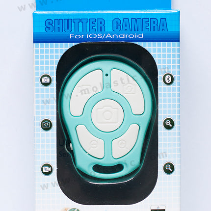 รีโมทชัตเตอร์ 5 ฟังก์ชั่นสีเขียว - 5 Key Bluetooth Shutter Green
