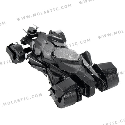 Superman Batmobile Black 3D Metal Model Kit - โมเดลโลหะสีดำรถยนต์ Superman Batmobile