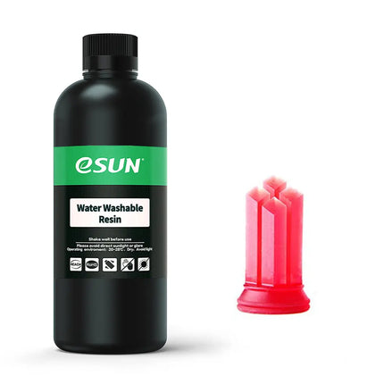 Transparent Red Water Washable eSun Resin