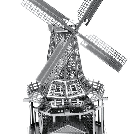 Windmill Model Assembly Windmill 3D Metal Model Kit - Windmill Metal Model – Molastic