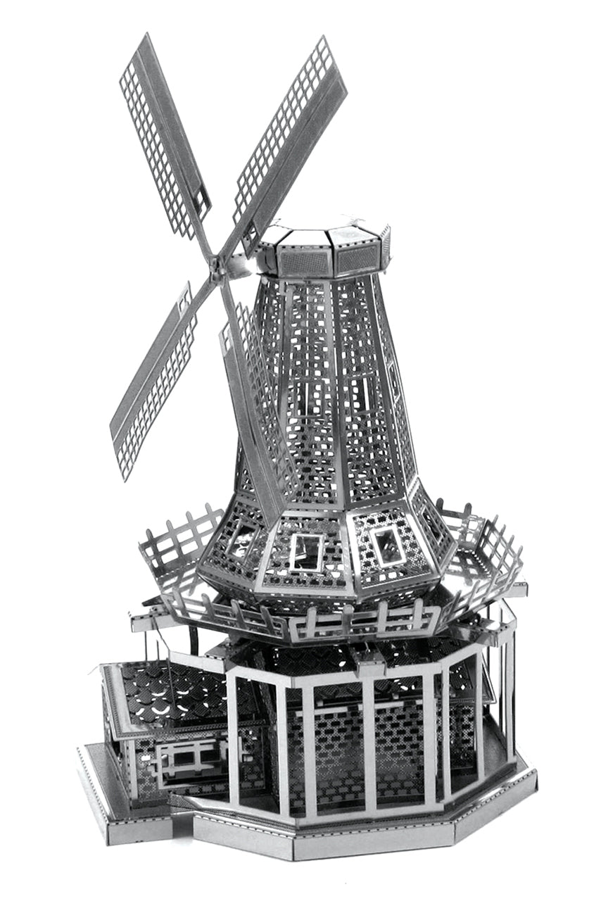 Model Windmill Build Windmill 3D Metal Model Kit - โมเดลโลหะ Windmill – Molastic