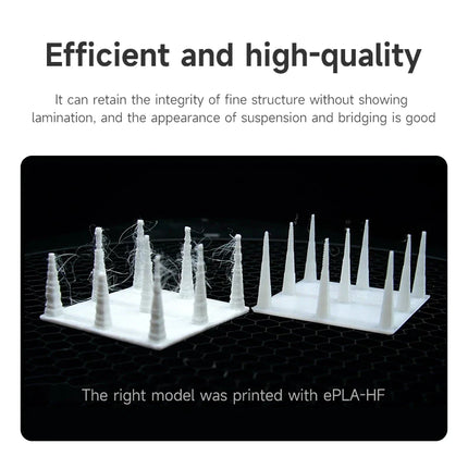 Grey ePLA-HF (High Flow) eSun Filament