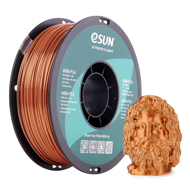 eSilk Copper Metal PLA eSun Filament