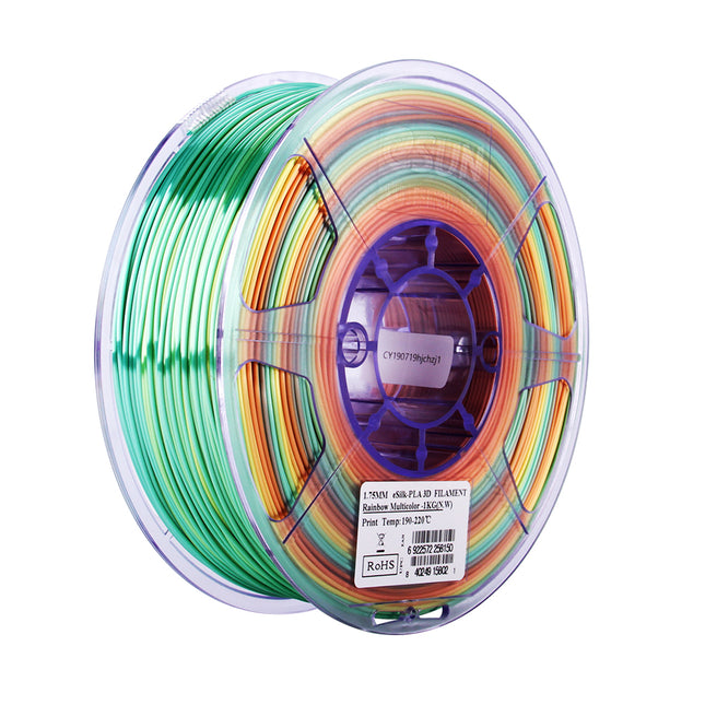 eSilk Rainbow PLA eSun Filament 